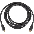 Кабель соединительный аудио-видео HDMI (m)/HDMI (m) 3м. феррит.кольца позолоченные контакты черный (NO NAME), фото 1