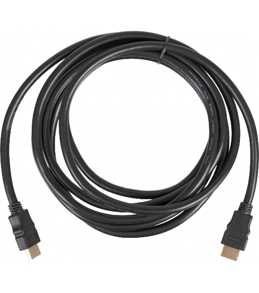 Кабель соединительный аудио-видео HDMI (m)/HDMI (m) 3м. феррит.кольца позолоченные контакты черный (NO NAME)