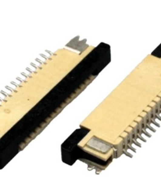 Разъем FPC Half Coverage Top Contact 0.8K-BS-6PWB 6 pin высота 2мм шаг 0,8мм