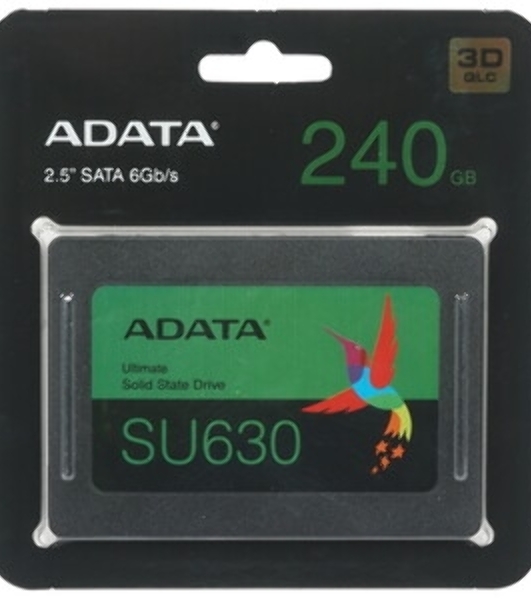 Накопитель SSD ADATA SU630, 240Gb, SATA III, 2.5', R/W 520/450