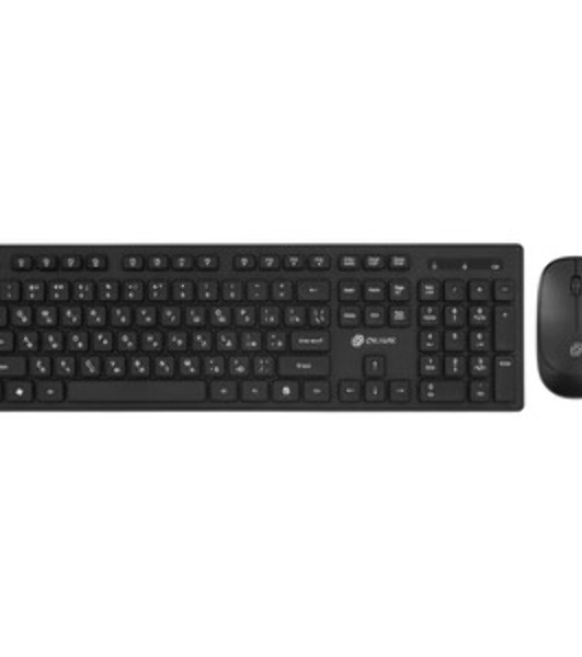 Комплект клавиатура+мышь Oklick S275W беспроводной, USB, 1600 DPI, чёрный