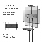 Мобильная стойка ONKRON TS1551 черный, фото15