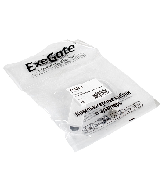 Кабель-адаптер ExeGate EX284936RUS ExeGate EXE-UA2-45 USB2.0 --> UTP 10/100Mbps