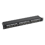 Патч-панель ITK PP24-1UC5EF-K05-G 1U кат. 5Е FTP 24 порта (Krone) GENERICA, фото 1