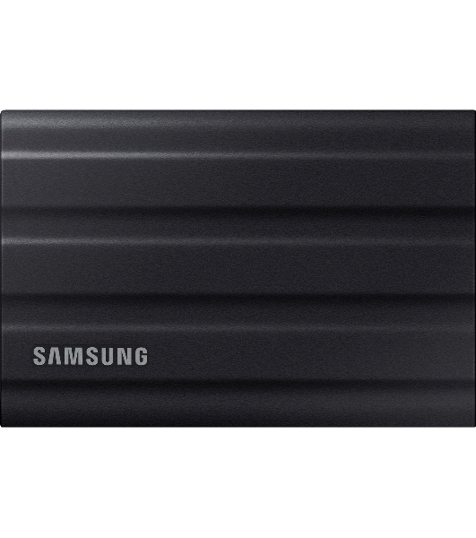 Внешний SSD Samsung T7 Shield, 2TB, USB 3.2 Gen 2 Type-C, R/W 1050/1000, черный