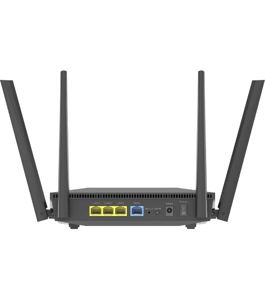 Роутер беспроводной Asus RT-AX52 AX1800 10/100/1000BASE-TX черный