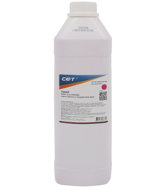Тонер CET PK201 OSP0201M-500 пурпурный бутылка 500гр. для принтера Kyocera ECOSYS P6030cdn/M6026cdn