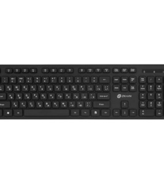 Комплект клавиатура+мышь Oklick S275W беспроводной, USB, 1600 DPI, чёрный