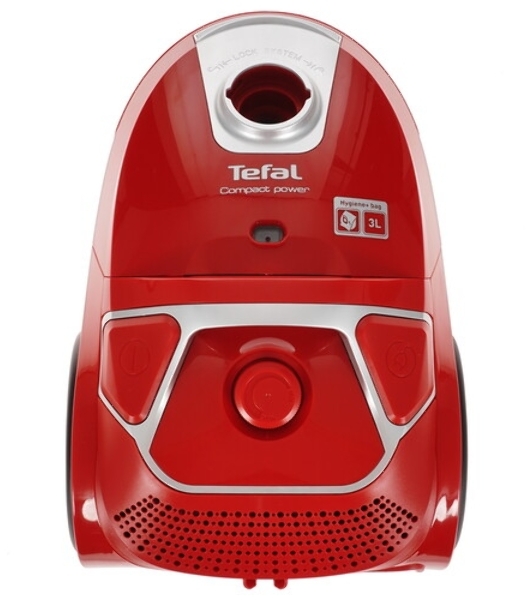 Пылесос Tefal TW3953EA красный/серебристый, 750 Вт, уборка сухая, пылесборник мешок 3 л