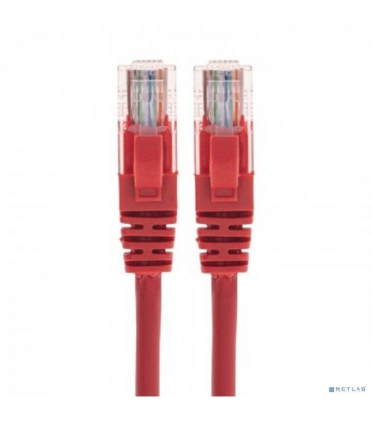 Патч-корд U/UTP Rexant cat.6, RJ45-RJ45, неэкранированный, 26AWG, LSZH, красный, 5 м
