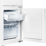 Встраиваемый холодильник Kuppersberg RBN 1760, High-Tech, объем 237 л, скользящий фасад, электронное управление, No Frost, антибактериальный пластик, звуковой сигнал при открытой дверце, перенавешиваемые двери, LED освещение, уровень шума 41 дБ, энергоэффективность А+, белый, фото 1