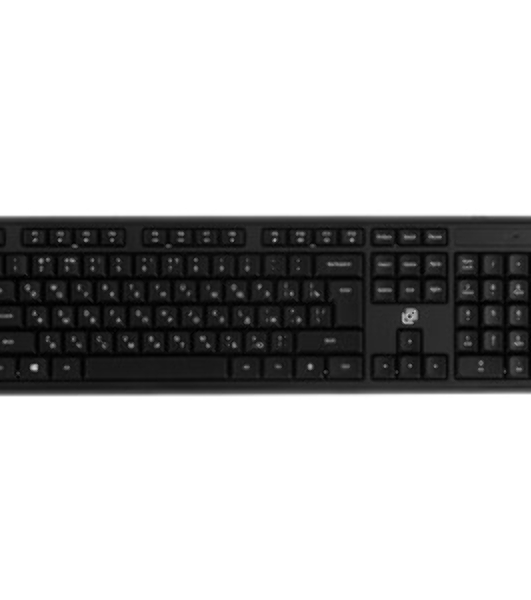 Комплект клавиатура+мышь Oklick S277W беспроводной, USB, 1600 DPI, чёрный