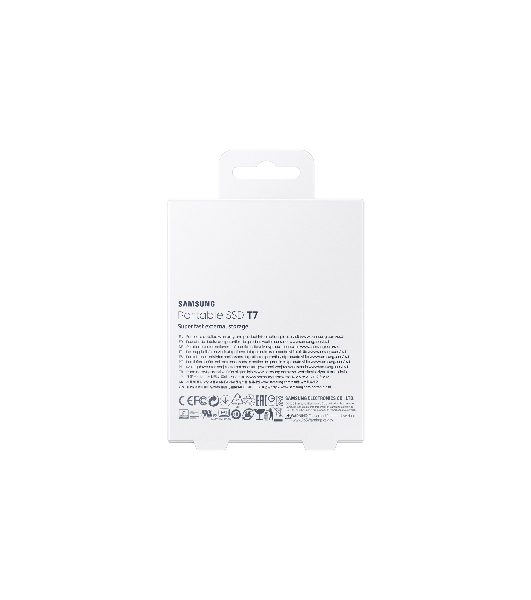 Внешний SSD Samsung T7, 1TB, USB 3.2 Gen 2 Type-C, R/W 1050/1000, синий