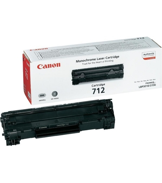 Картридж лазерный Canon Cartridge 712 (1870B002/1870A002) черный (1500 стр.) для Canon LBP-3010/3100