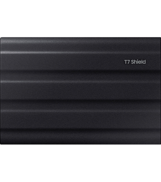 Внешний SSD Samsung T7 Shield, 2TB, USB 3.2 Gen 2 Type-C, R/W 1050/1000, черный