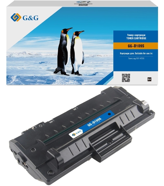 Картридж лазерный G&G GG-D109S черный (2000 стр.) для Samsung SCX-4300