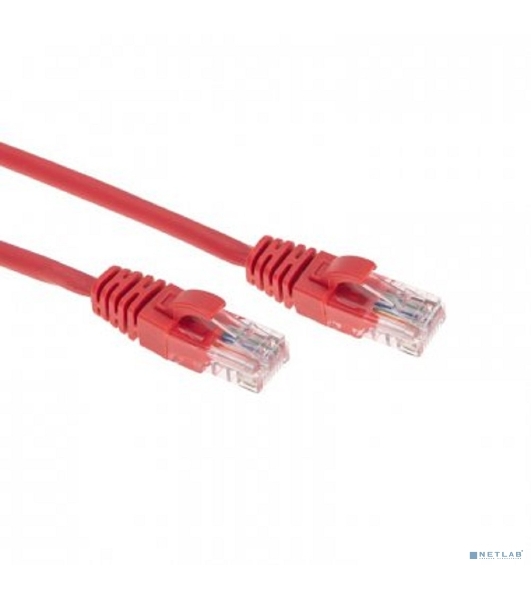 Патч-корд U/UTP Rexant cat.6, RJ45-RJ45, неэкранированный, 26AWG, LSZH, красный, 5 м