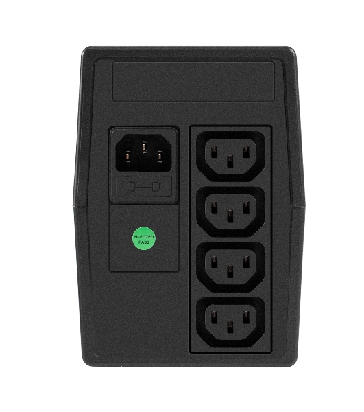 Источник бесперебойного питания ExeGate Power NB-650.LED.AVR.4C13 (650VA/390W, LED, AVR, 4*C13, батарея 12V 7Ah, черный)