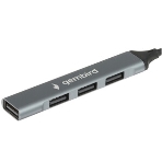 Разветвитель USB2.0 Gembird UHB-C201, 4xUSB2.0, кабель Type-C 10 см, алюминий, пакет, фото7
