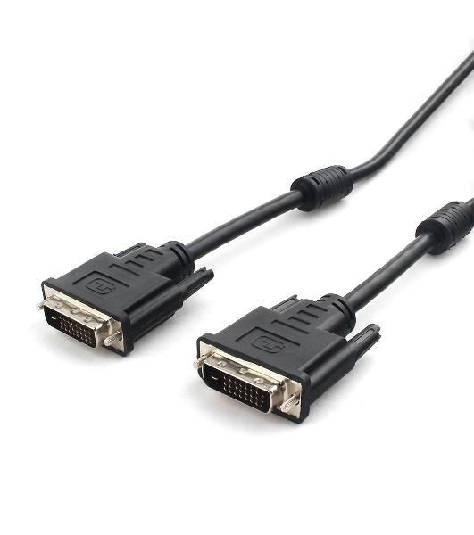Кабель DVI-D dual link Cablexpert CC-DVI2L-BK-10, 25M/25M, 3.0м, CCS, черный, экран, феррит.кольца, пакет