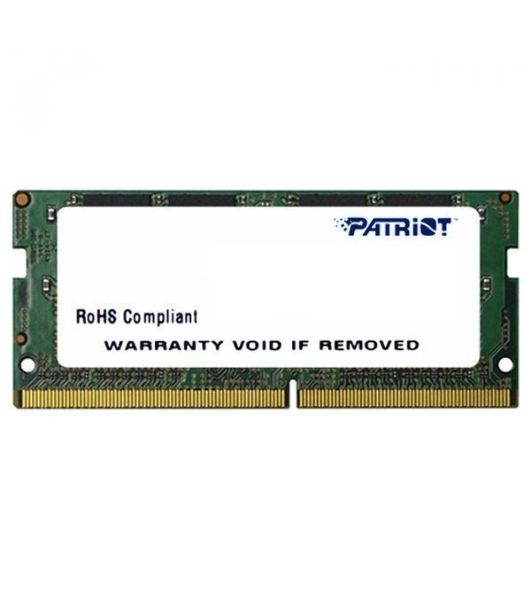 Оперативная память Patriot, DDR4, 8GB (1x8 GB), 2400 MHz, CL17, SO-DIMM
