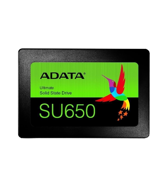 Накопитель SSD ADATA SU650, 512Gb, SATA III, 2.5', R/W 520/450