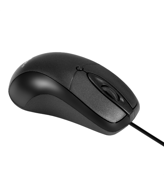 Мышь проводная ExeGate Professional Standard B100 черный, 1000 dpi, USB, кнопки - 3