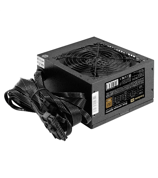 Блок питания 450W ExeGate 80 PLUS Bronze 450PPH (ATX, APFC, КПД 88% (80 PLUS Bronze), 12cm fan, 24pin, (4+4)pin, 2xPCI-E, 3xSATA, 3xIDE, черный, Color Box)