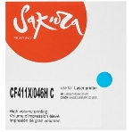 Картридж Sakura CF411X/046HC для HP и Canon, голубой, 5000 к., фото3