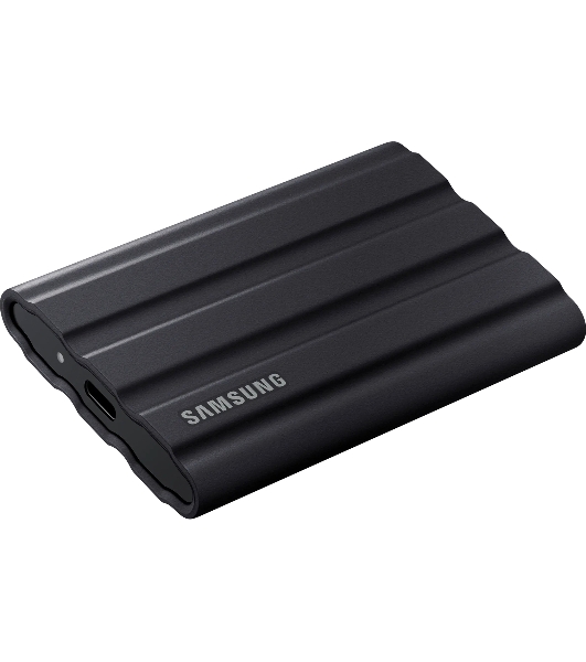 Внешний SSD Samsung T7 Shield, 2TB, USB 3.2 Gen 2 Type-C, R/W 1050/1000, черный