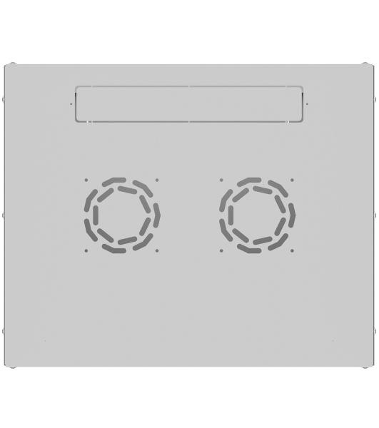 Шкаф коммутационный NTSS LIME (NTSS-WL9U5545GS) настенный 9U 550x450 мм пер. дв. стекл несъемн. бок. пан. 30 кг серый 110 град.