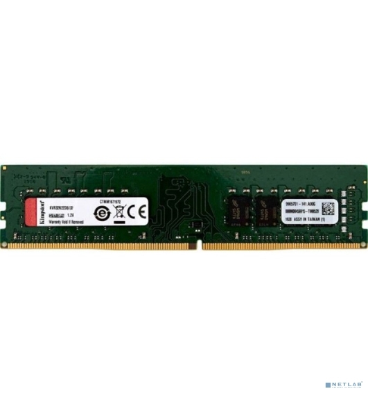Оперативная память Kingston ValueRAM, DDR4, 32GB (1x32GB), 3200MHz, CL22, DIMM