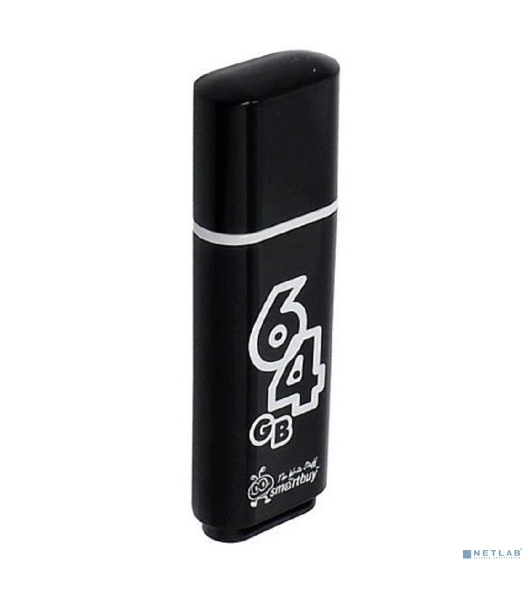 Флешка USB Smartbuy 64 Gb USB Smartbuy Glossy series черный (SB64 GbGS-K)