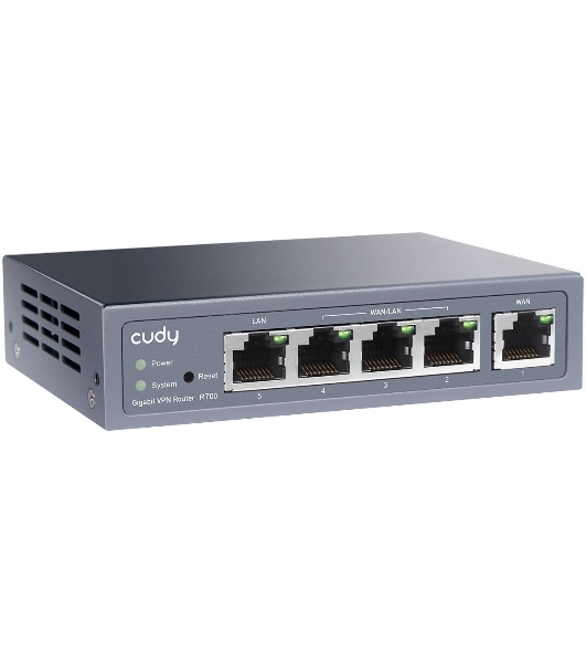 Маршрутизатор Cudy R700, 1×WAN + 3×WAN/LAN + 1×LAN