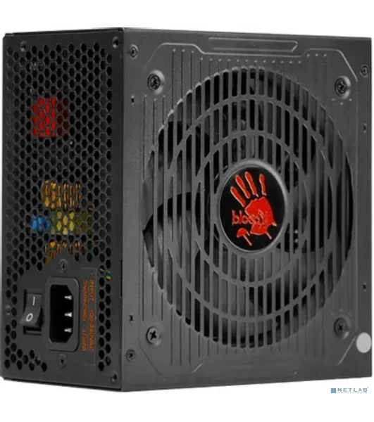 Блок питания Bloody BD-PS850G, 850Вт, 80 PLUS Gold, 120мм, модульный, черный