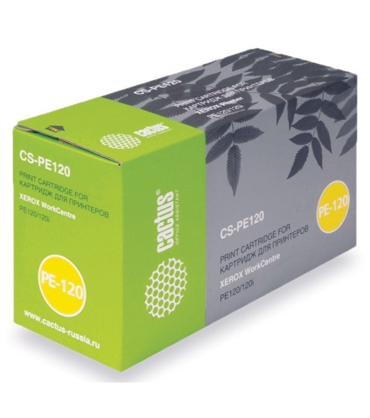 Картридж лазерный Cactus CS-PE120 (013R00606) черный (5000 стр.) для Xerox WorkCentre PE120/120i