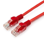 Патч-корд UTP Cablexpert cat.5e, 5м, литой, многожильный, красный, фото4