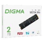 Накопитель SSD Digma PCI-E 4.0 x4 2Tb DGSM4002TM63T Meta M6 M.2 2280, фото2