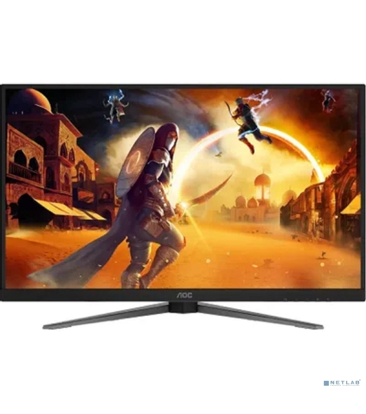 Монитор 27' AOC Q27G4S IPS 2560x1440, 300 Гц, 1 мс, 16:9, 350 кд/м², DP 1.4, 2xHDMI 2.1, DisplayHDR 400, FreeSync, черный