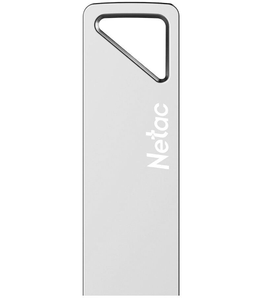 Флешка USB Netac U326 (NT03U326N-008G-20PN), 8Gb, USB 2.0, R/W 50/15, серебристый