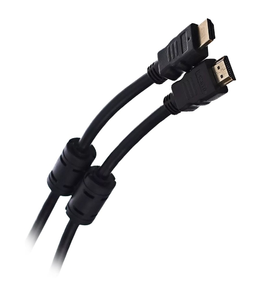 Кабель HDMI v.1.4 10м Telecom, 2 фильтра, 19M -19M, с позолоченными контактами