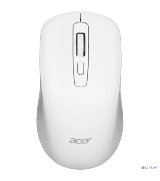 Мышь беспроводная Acer OMR309 белый, 1600 dpi, радиоканал, USB, кнопки - 4