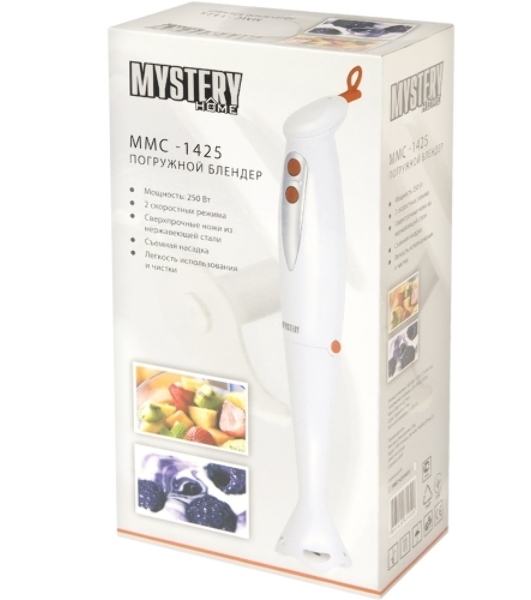 Блендер погружной Mystery MMC-1425 250 Вт, белый