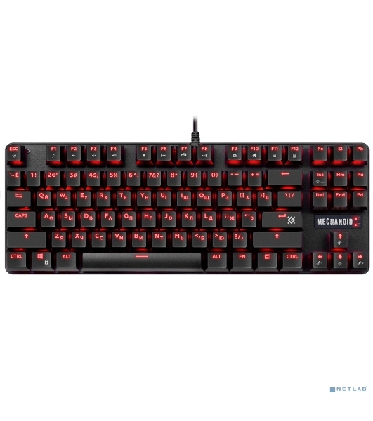 Клавиатура проводная Defender MECHANICAL MECHANOID GK-581 RU BLK
