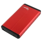 Внешний корпус 2.5' Gembird EE2-U3S-2, красный, USB 3.0, SATA, фото3