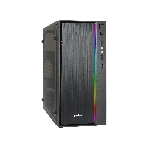 Компьютерный корпус Minitower ExeGate mEVO-9301 Black-RGb light, ATX, (500NPX), 2*USB+1*USB 3.0, HD Audio, фото5