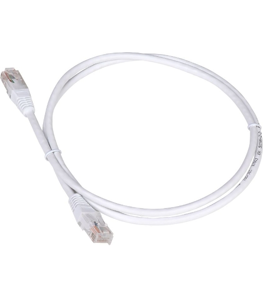 Патч-корд LANMASTER TWT UTP cat.5e, с заливными колпачками, 10.0 м, белый