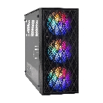 Компьютерный корпус Miditower ExeGate EVO-8243-EVO800 (ATX, БП EVO800RGb с вент. 12 см, 2хUSB+1хUSB 3.0, черный, 3 вент. с RGb подсветкой, боковая панель - закаленное стекло), фото12