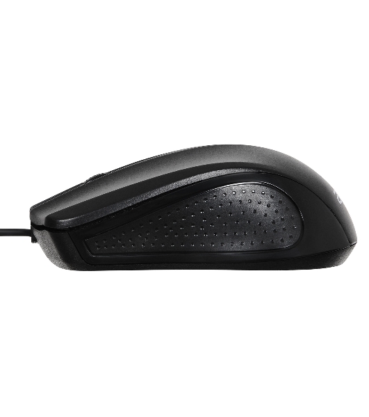 Мышь проводная Acer OMW010 черный, 1200 dpi, USB, кнопки - 3