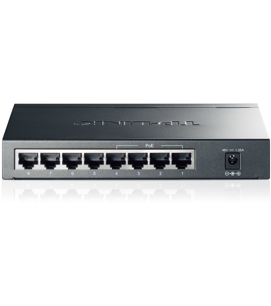 Коммутатор TP-Link SMB TL-SG1008P Коммутатор 8-port Gigabit Switch с 4 портами РоЕ